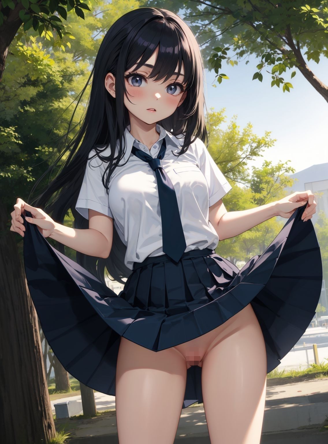 サンプル画像5:パンチラ女子〇生6(川瀬と遊園地) [d_327953]