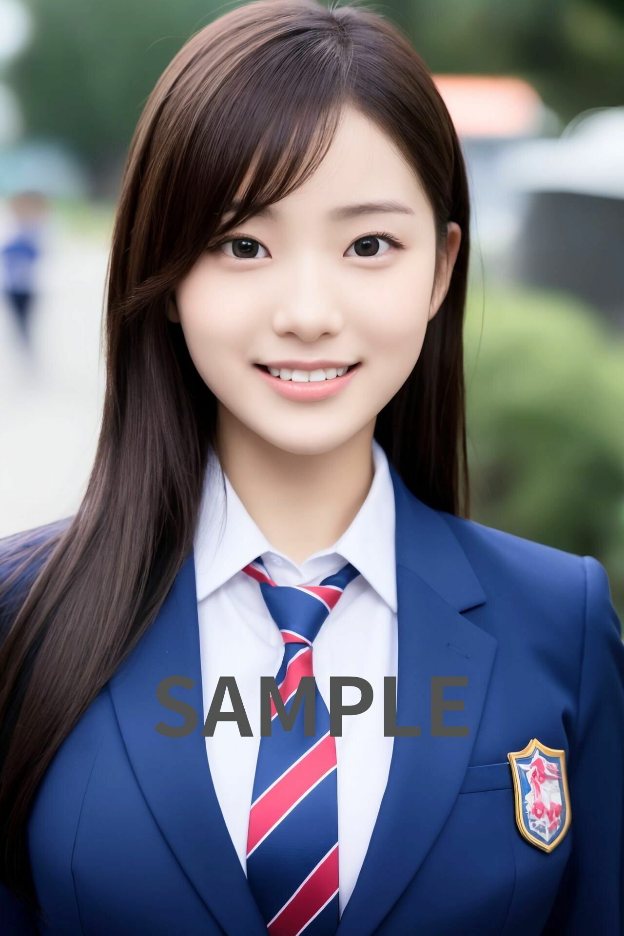 サンプル画像1:【大容量作品】とある有名学園で夢の制服女子ハーレム〜玉の輿レーススタート(巨乳美女) [d_328089]