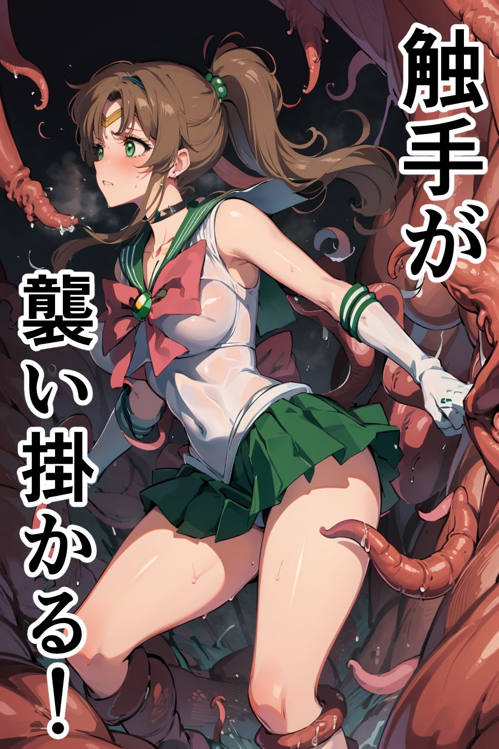 サンプル画像2:木星対触手(アカーテン) [d_328137]