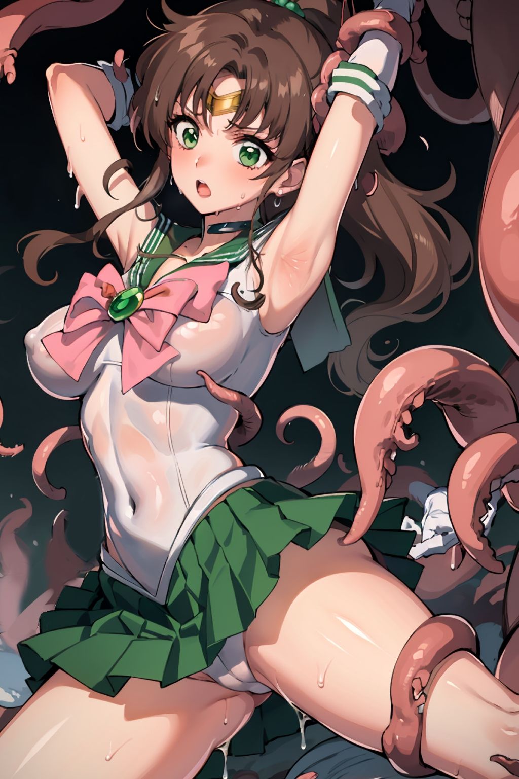 サンプル画像5:木星対触手(アカーテン) [d_328137]