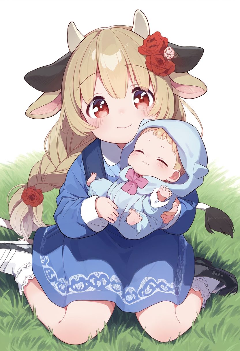 サンプル画像3:ウシ娘@人間牧場 乳牛として生まれたケモノ女子の一生 〜生まれてから一人前にミルクを出し、種牛になり死ぬまで〜｜ケモノ・獣人・拘束・巨乳・母乳・搾乳・セックス・妊娠・屠殺｜イラスト350枚(絵師たか) [d_328210]