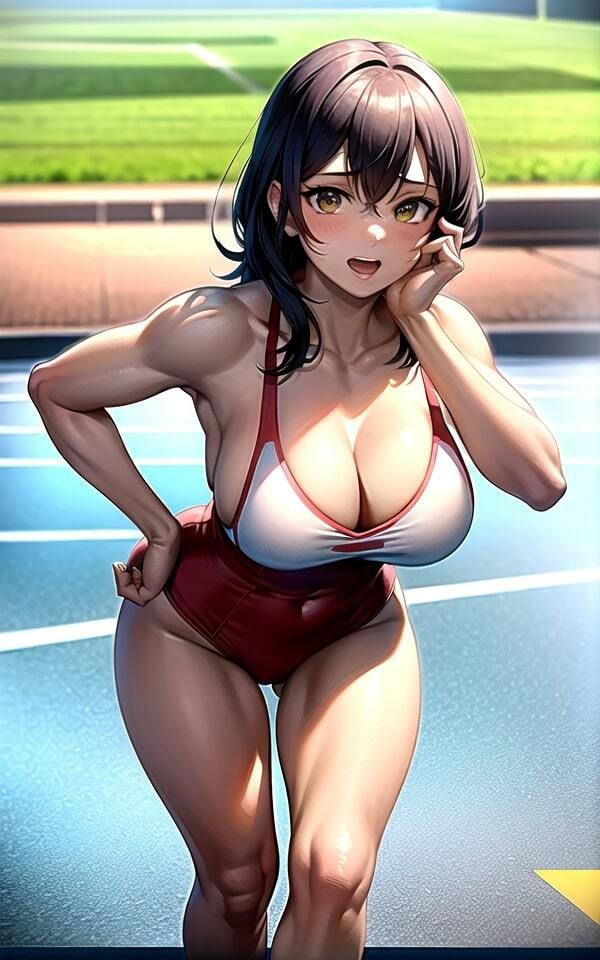 サンプル画像1:巨乳だらけのHな陸上大会(低価格サークル) [d_328211]