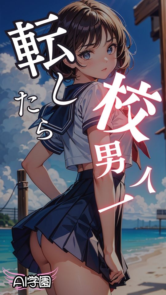 サンプル画像2:転校したら男は俺一人だった［制服女子との情事］(AI学園) [d_328225]
