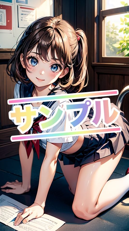 サンプル画像4:転校したら男は俺一人だった［制服女子との情事］(AI学園) [d_328225]