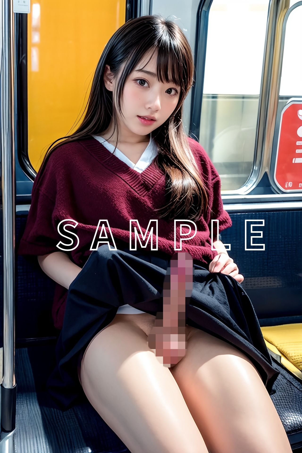 サンプル画像6:おちんちん美少女 – 誘惑電車(おちんちんパラダイス) [d_328232]