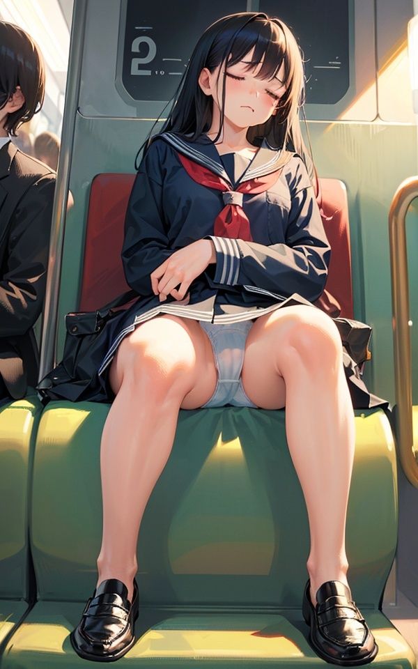 サンプル画像5:電車でしちゃっていいんだよっ(panpanyama1) [d_328257]