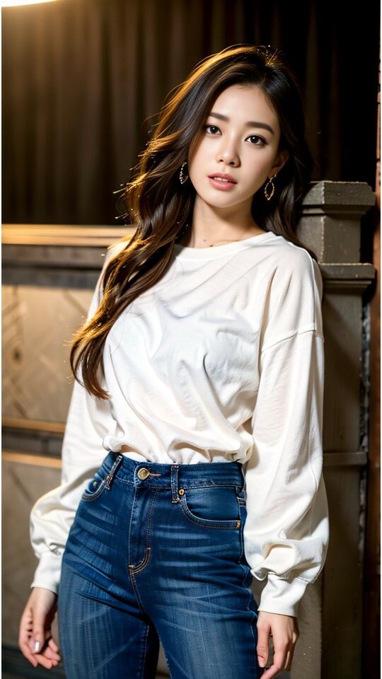 サンプル画像1:AI photobook デニム(AI_GravureArt) [d_328285]