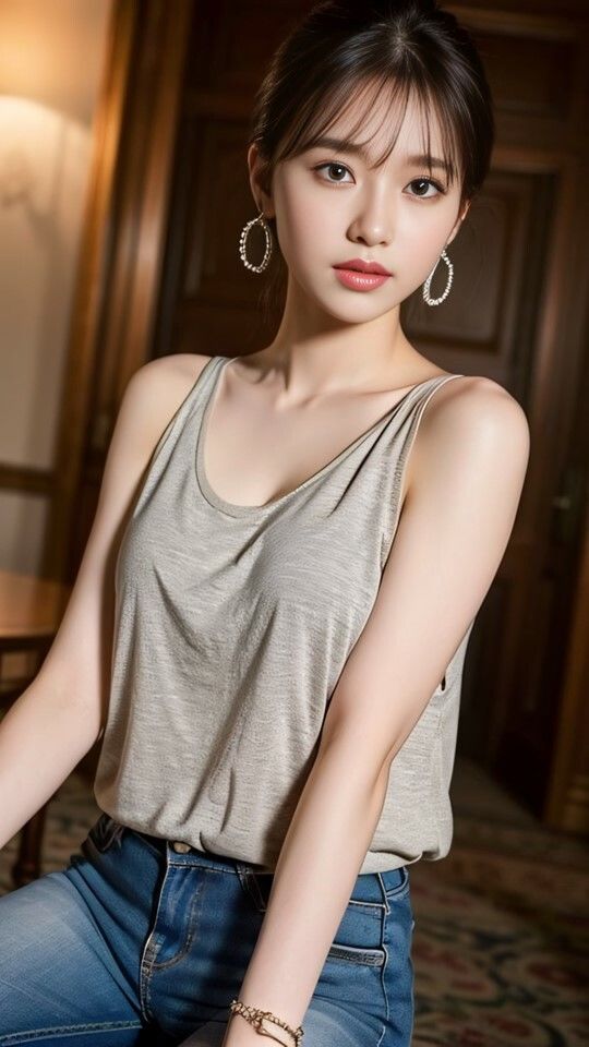 サンプル画像2:AI photobook デニム2(AI_GravureArt) [d_328289]