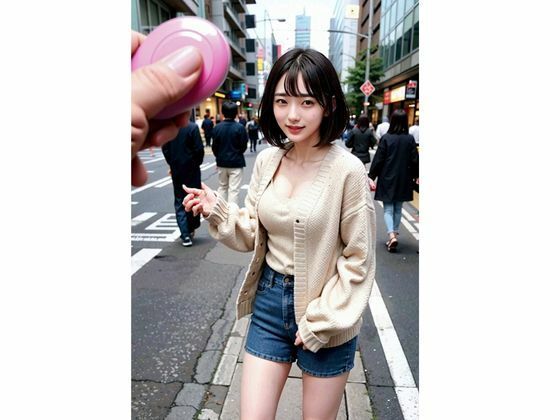 サンプル画像3:街の素人美女がオモチャでイく(AIシテルProject) [d_328302]