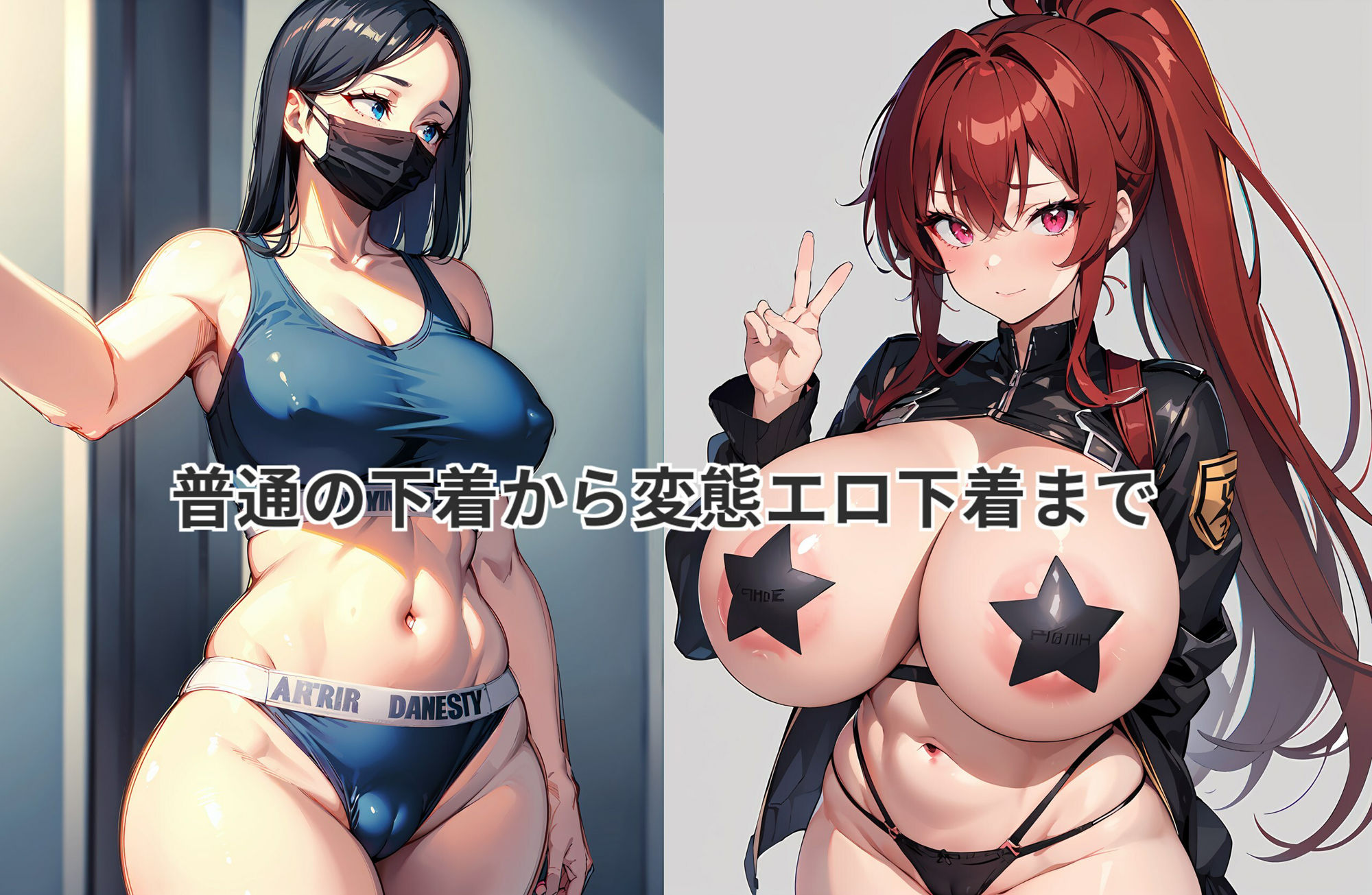 サンプル画像3:パンチラ・露出シチュまとめ anthony works CG集vol.2(anthony works) [d_328323]