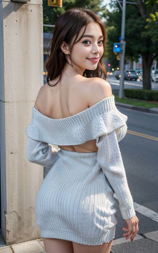 サンプル画像5:AI photobook ニット(AI_GravureArt) [d_328324]