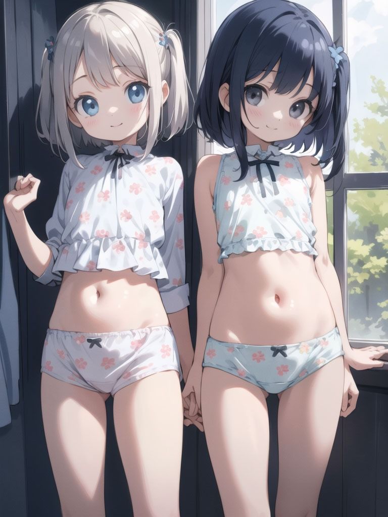 サンプル画像3:下着 少女 AIイラスト集 2(AI Fairy) [d_328338]