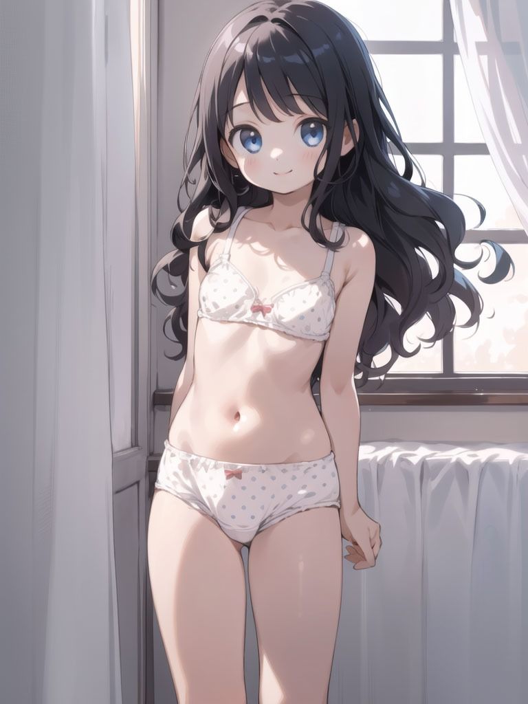 サンプル画像1:下着 少女 ソロ AIイラスト集(AI Fairy) [d_328355]