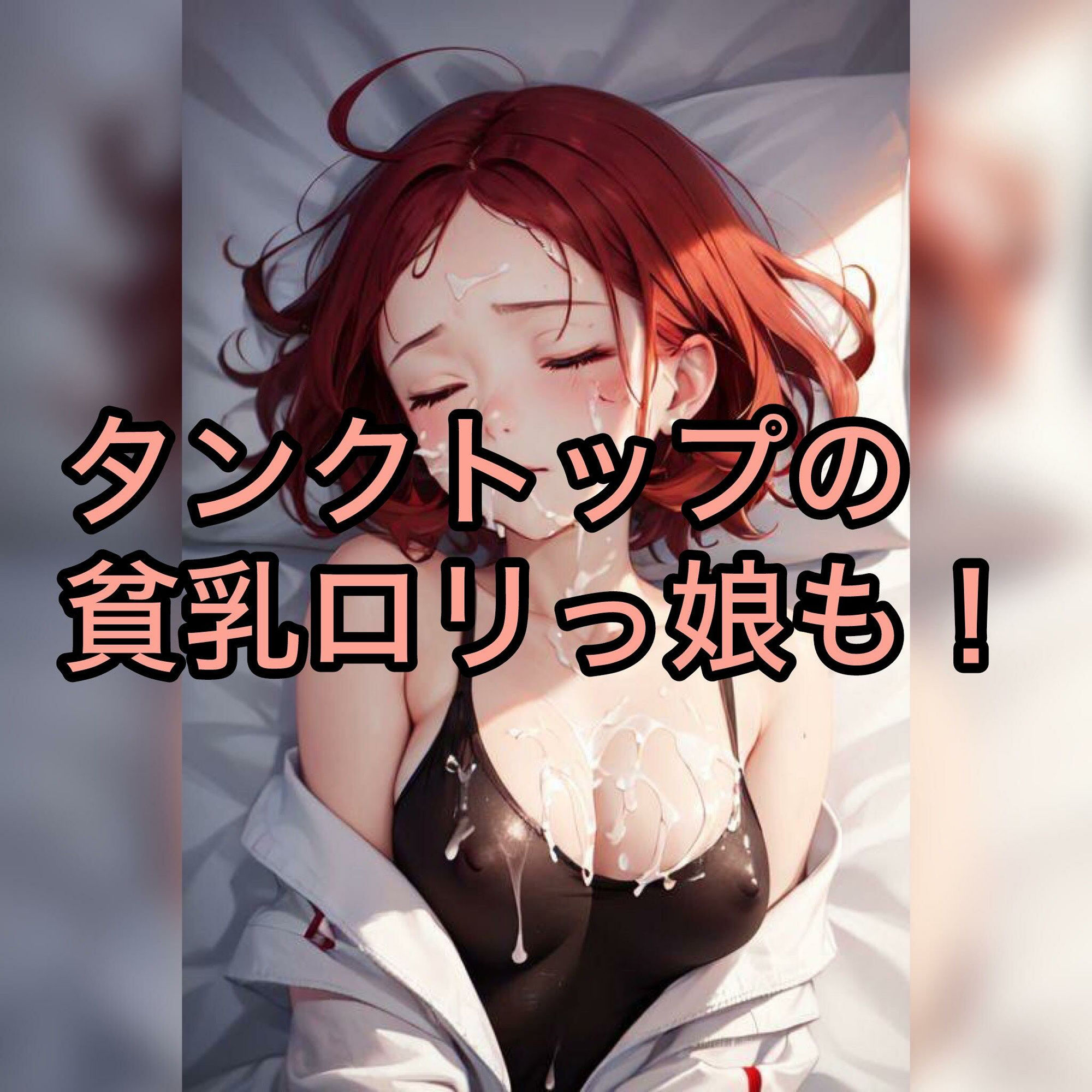 寝ている美女にぶっかける本【睡眠×ぶっかけ×500枚！！】