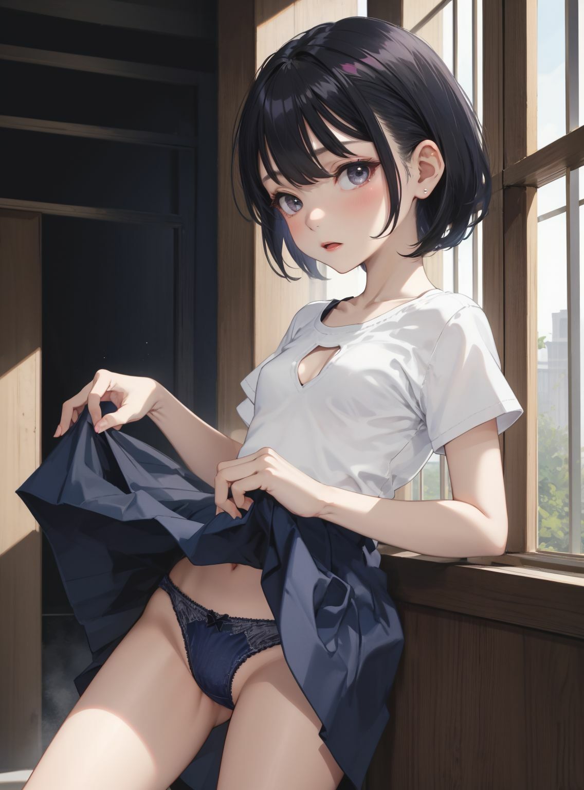 サンプル画像5:パンチラ女子〇生8(川瀬と遊園地) [d_328413]