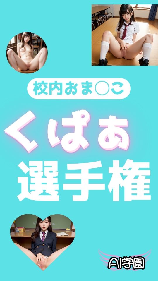 サンプル画像2:校内おま◯こくぱぁ選手権(AI学園) [d_328486]
