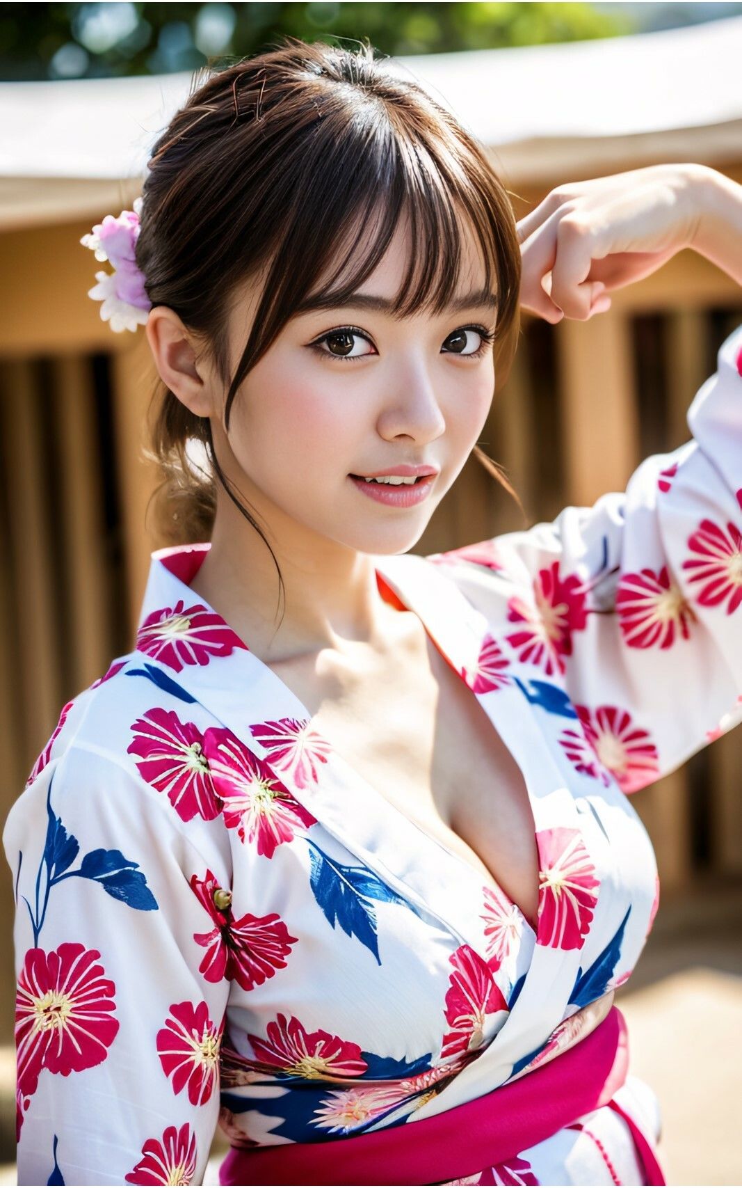 サンプル画像1:AI photobook 夏祭り(AI_GravureArt) [d_328533]