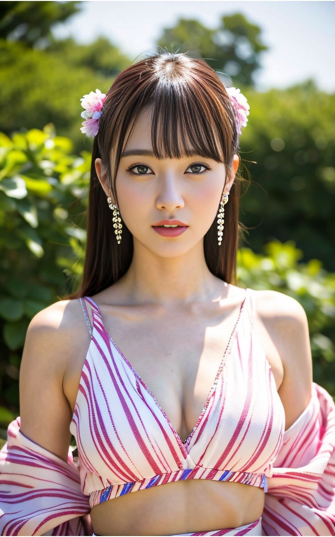 サンプル画像2:AI photobook 夏祭り(AI_GravureArt) [d_328533]