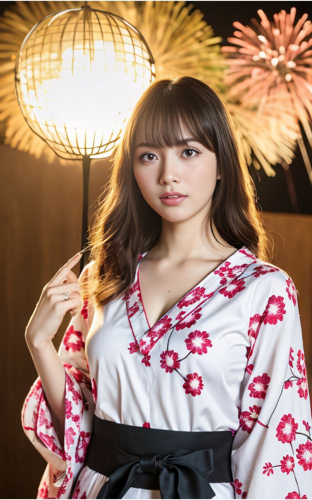 サンプル画像5:AI photobook 夏祭り(AI_GravureArt) [d_328533]