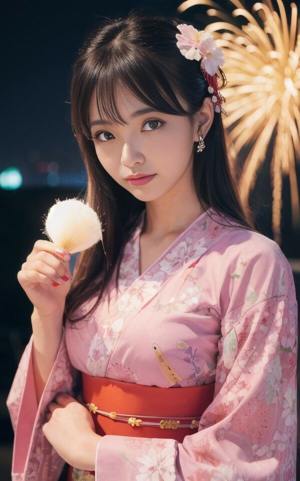 サンプル画像2:AI photobook 夏祭り2(AI_GravureArt) [d_328536]