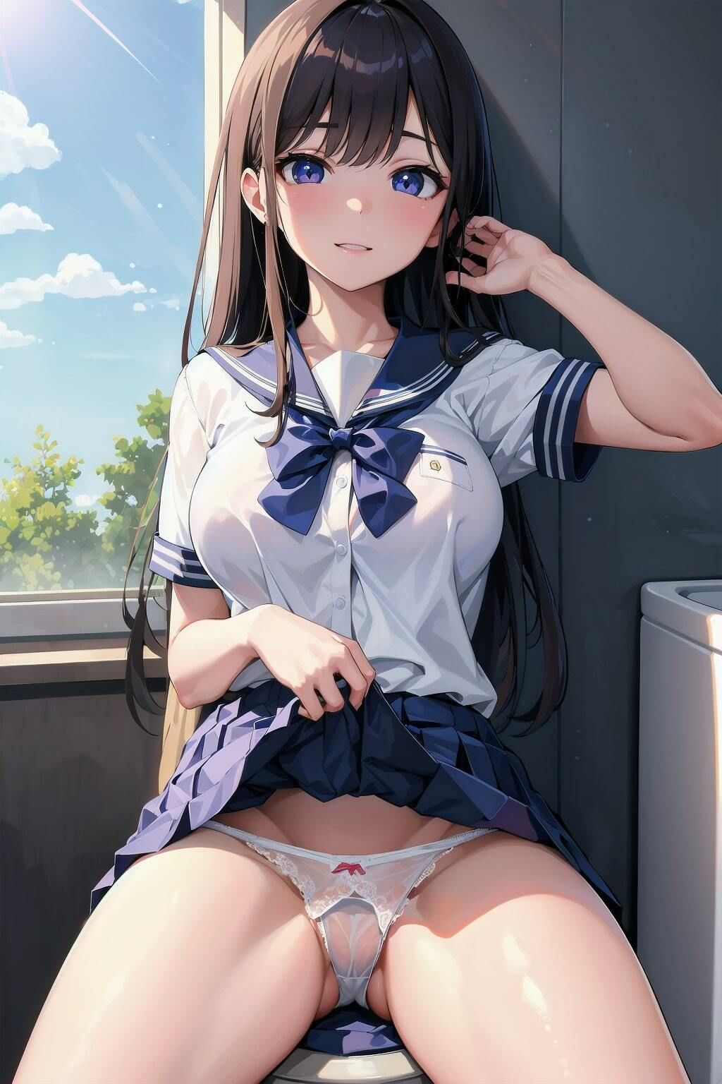 サンプル画像5:便所deえっち(かわ汁) [d_328555]