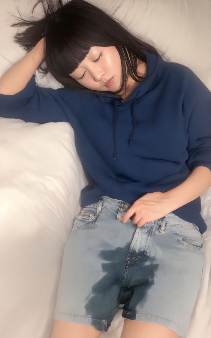 サンプル画像5:彼女のおねしょ(P-AI planning) [d_328568]