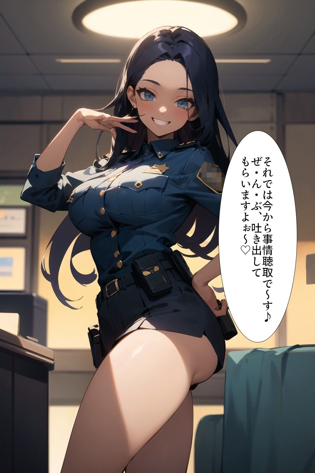 サンプル画像2:巨乳警官のおしごと(ココナッツパンチS) [d_328574]