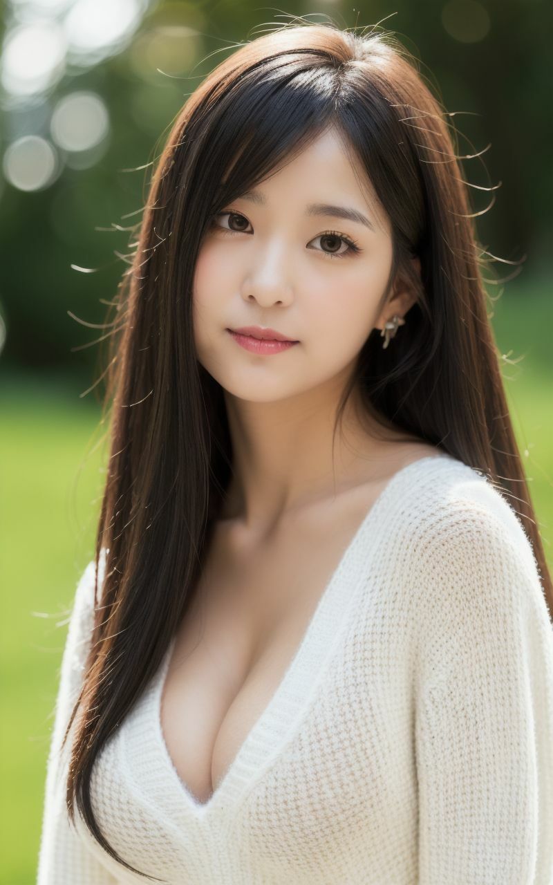 サンプル画像2:デートに誘ったら。。。 AI美女写真集(太陽と月) [d_328683]