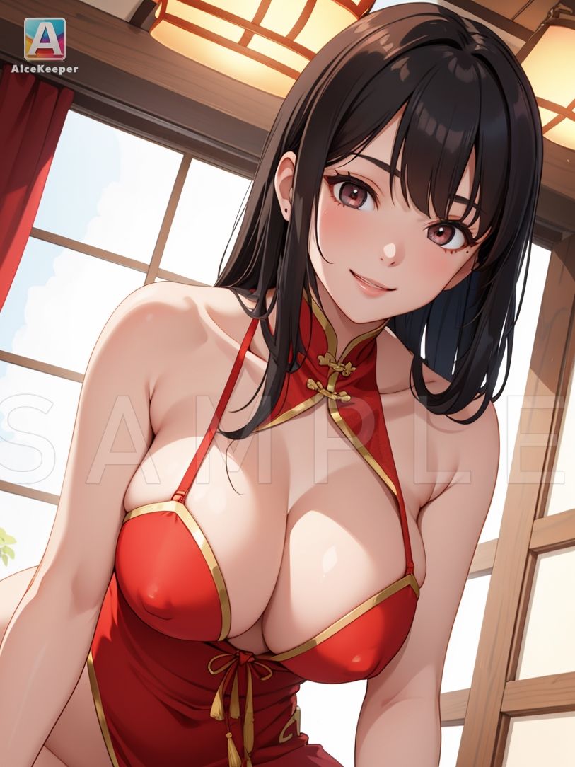 サンプル画像4:接待課のHなチャイナ服(AiceKeeper) [d_328960]