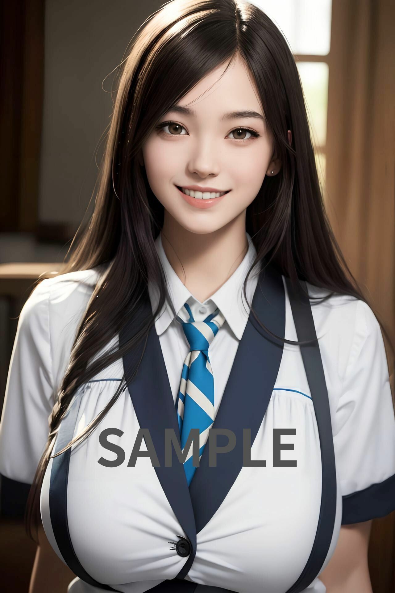 サンプル画像1:【大容量作品】ハーレム天国〜とある有名学園で夢の制服女子〜玉の輿レーススタート(外国人好き) [d_329002]