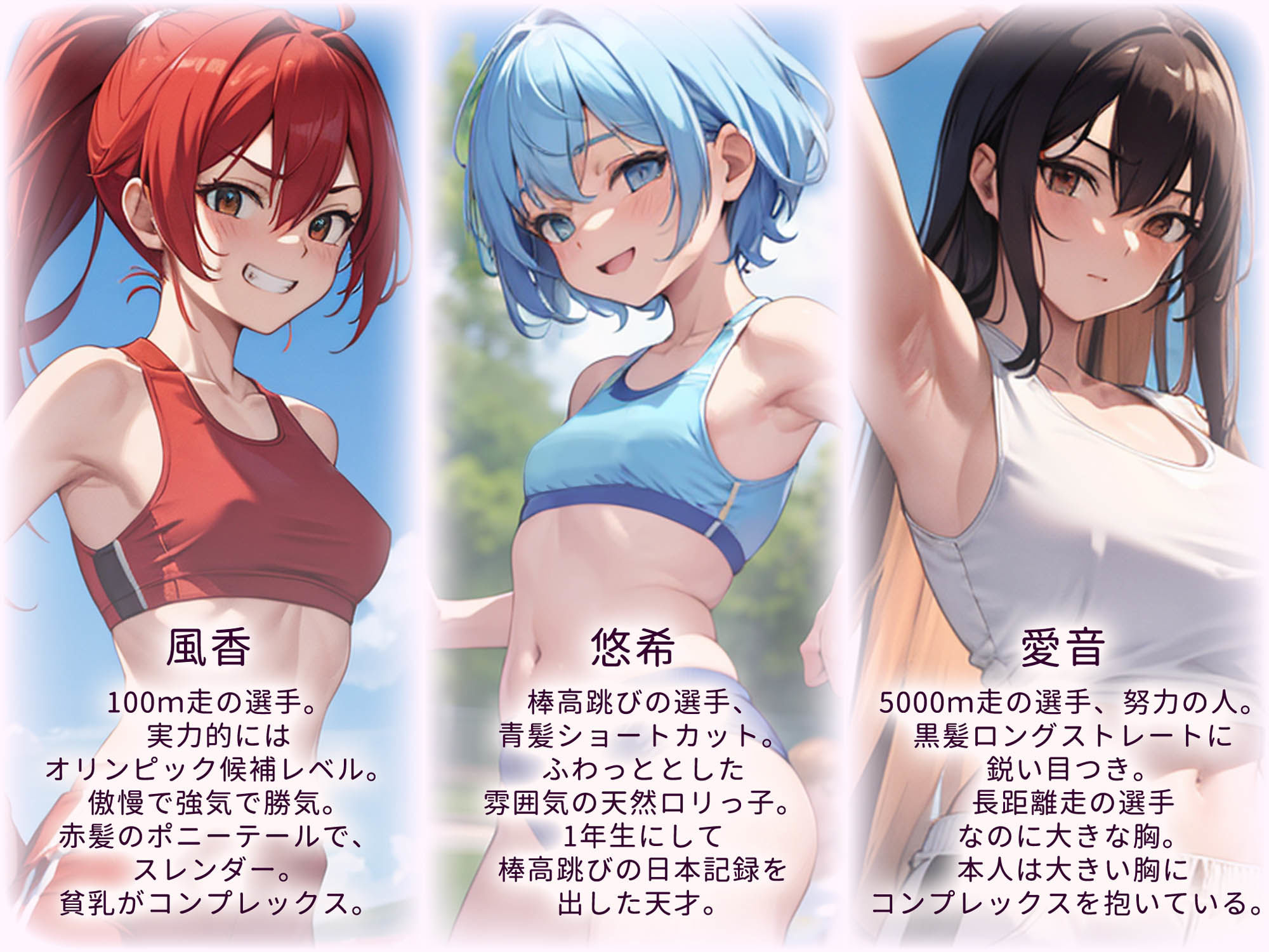 サンプル画像2:時間停止能力者が陸上大会でレ●プ お試し版(愛ぺっと) [d_329080]