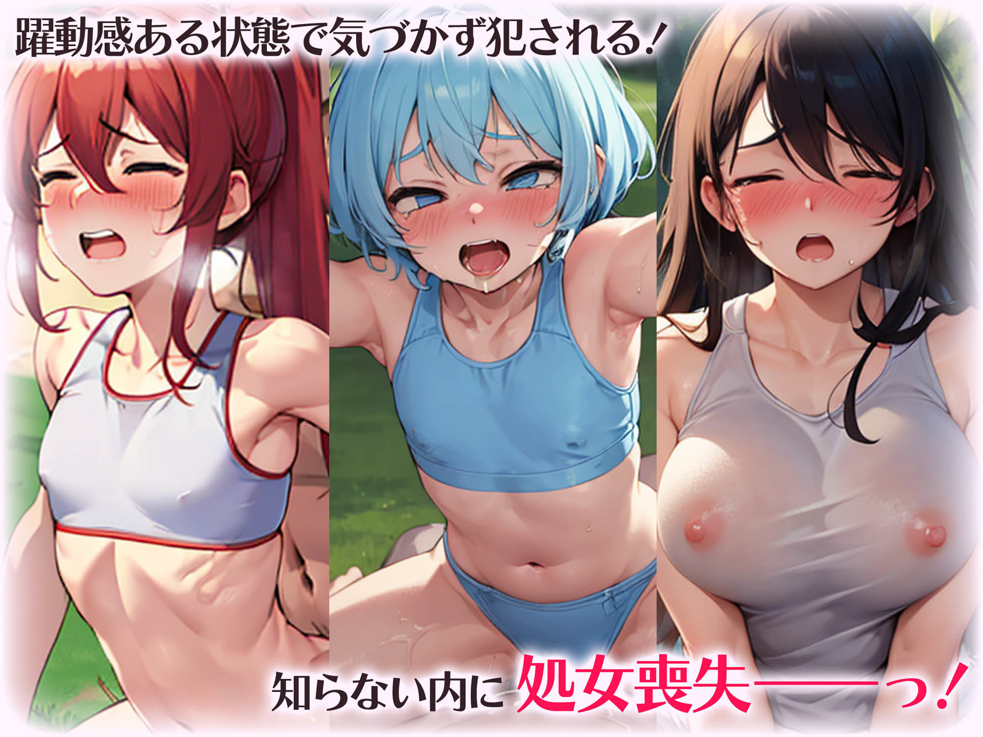 サンプル画像3:時間停止能力者が陸上大会でレ●プ お試し版(愛ぺっと) [d_329080]