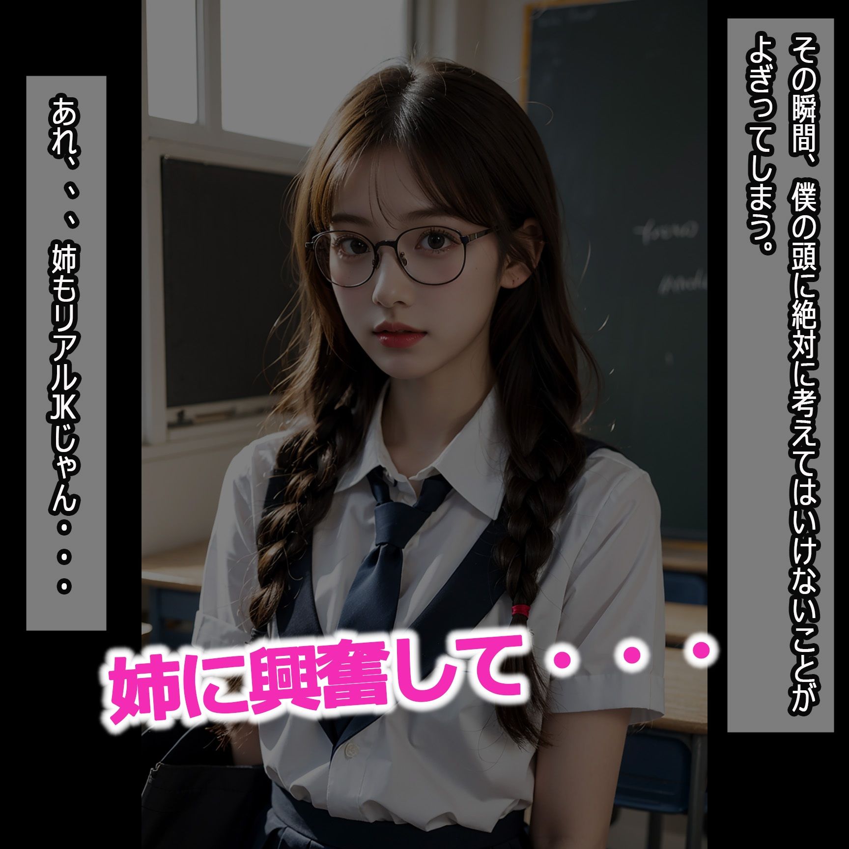 サンプル画像3:クラス委員長のJK姉が僕のチ〇コで日頃のストレスを発散してくる(さいちゅー。) [d_329128]