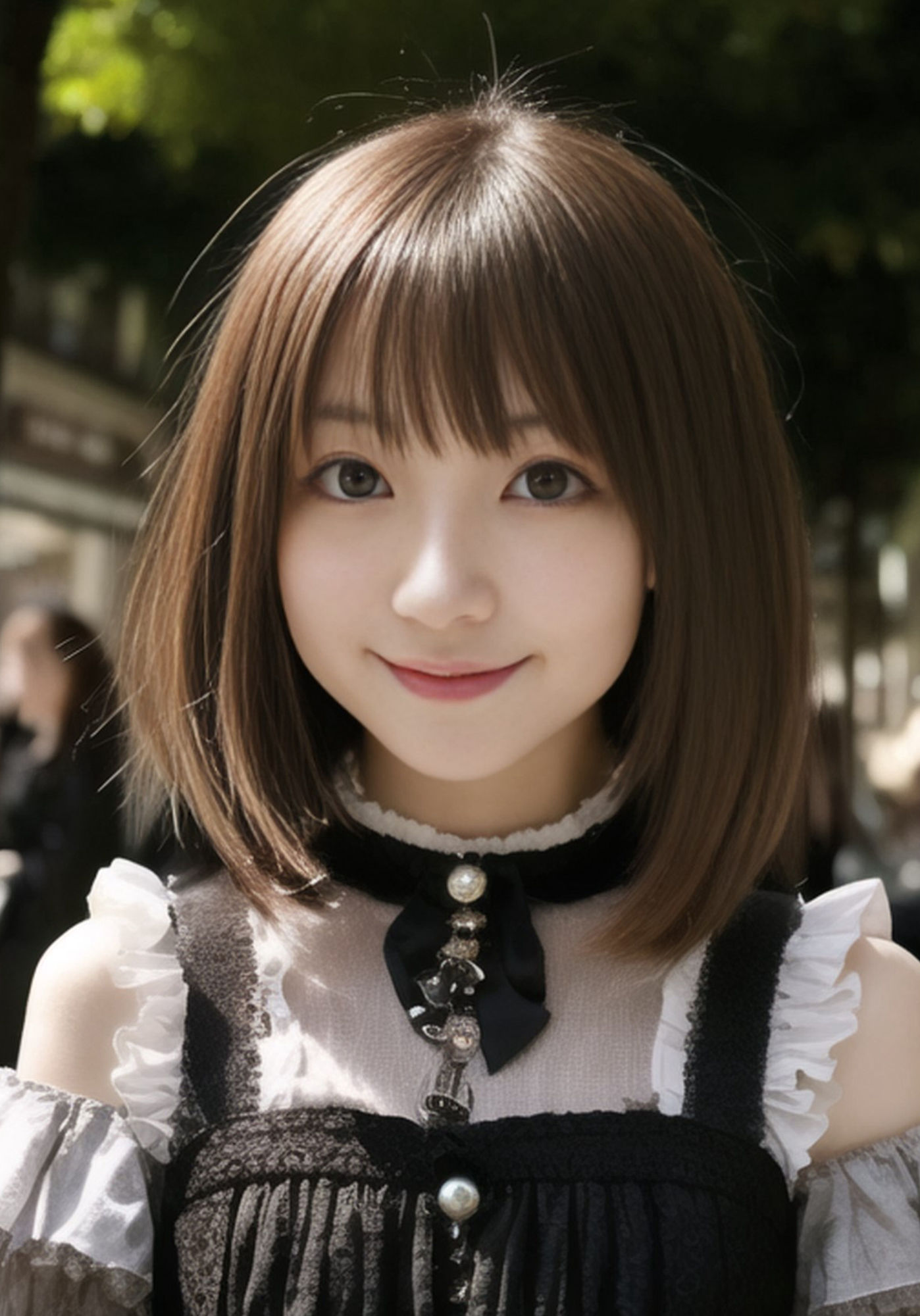 サンプル画像3:AI 日本モード 画像シリーズ 原宿 ゴスロリファッション 編(魅惑の冒険者) [d_329158]