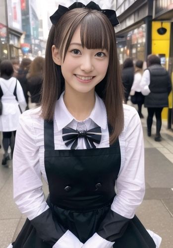 サンプル画像3:AI 日本モード 画像シリーズ 秋葉原 メイドファッション 編(魅惑の冒険者) [d_329164]