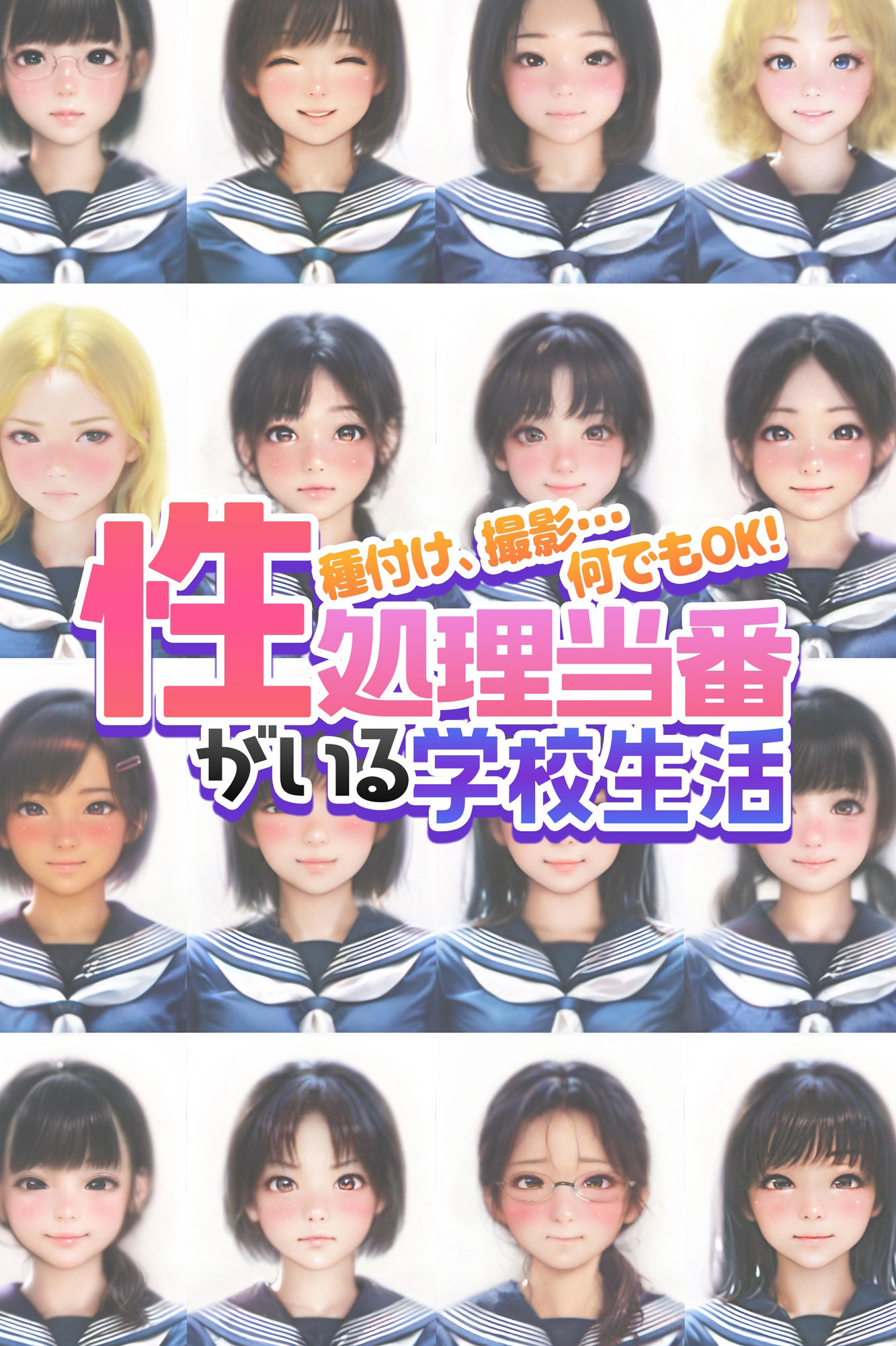 サンプル画像1:中出し、撮影・・・何でもOK！ 性処理当番がいる学校生活(増田某) [d_329394]