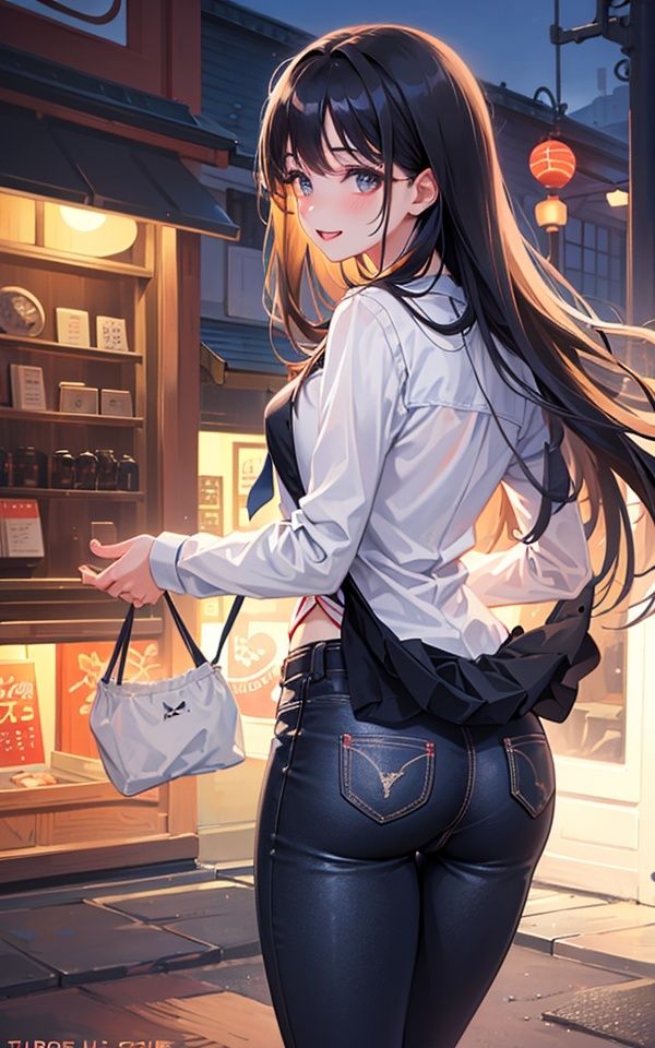 サンプル画像1:お外でこんな格好…悪い娘かなぁ？(panpanyama1) [d_329405]