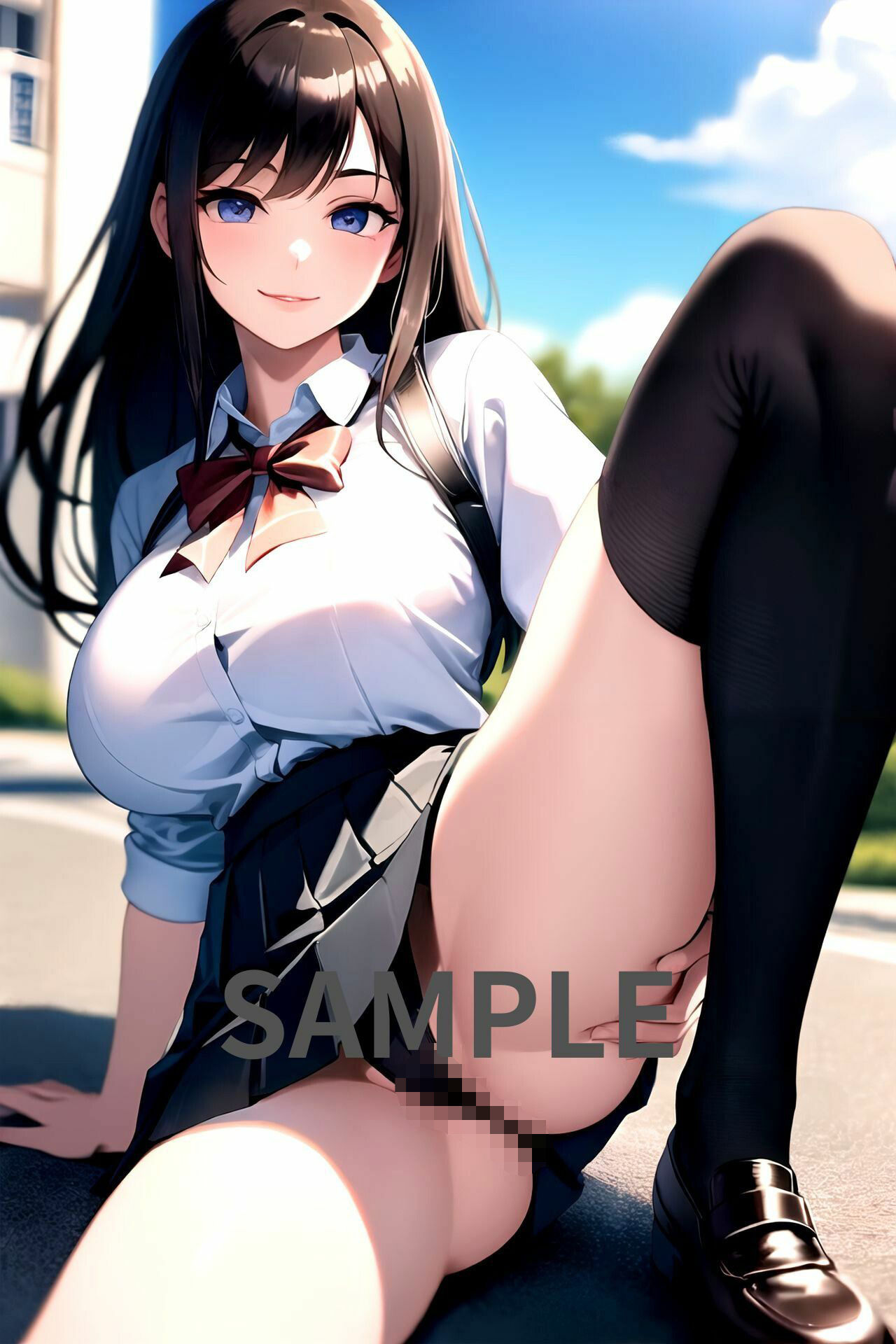 サンプル画像2:【大容量作品】ハーレム天国〜とある有名学園で夢の制服女子〜玉の輿レーススタート〜アニメ系(アニメ美女) [d_329419]