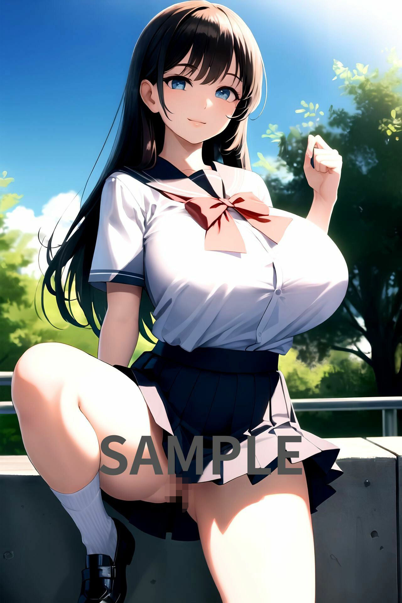 サンプル画像4:【大容量作品】ハーレム天国〜とある有名学園で夢の制服女子〜玉の輿レーススタート〜アニメ系(アニメ美女) [d_329419]