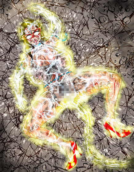 サンプル画像5:エレガント仮面 〜無様にボコられる変身ヒロイン〜(ネッシー) [d_329496]