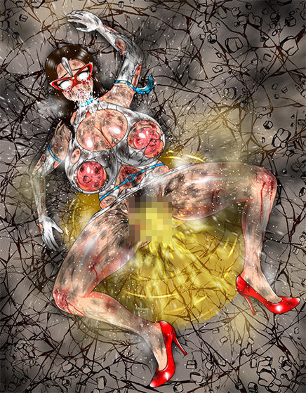 エレガント仮面 〜無様にボコられる変身ヒロイン〜