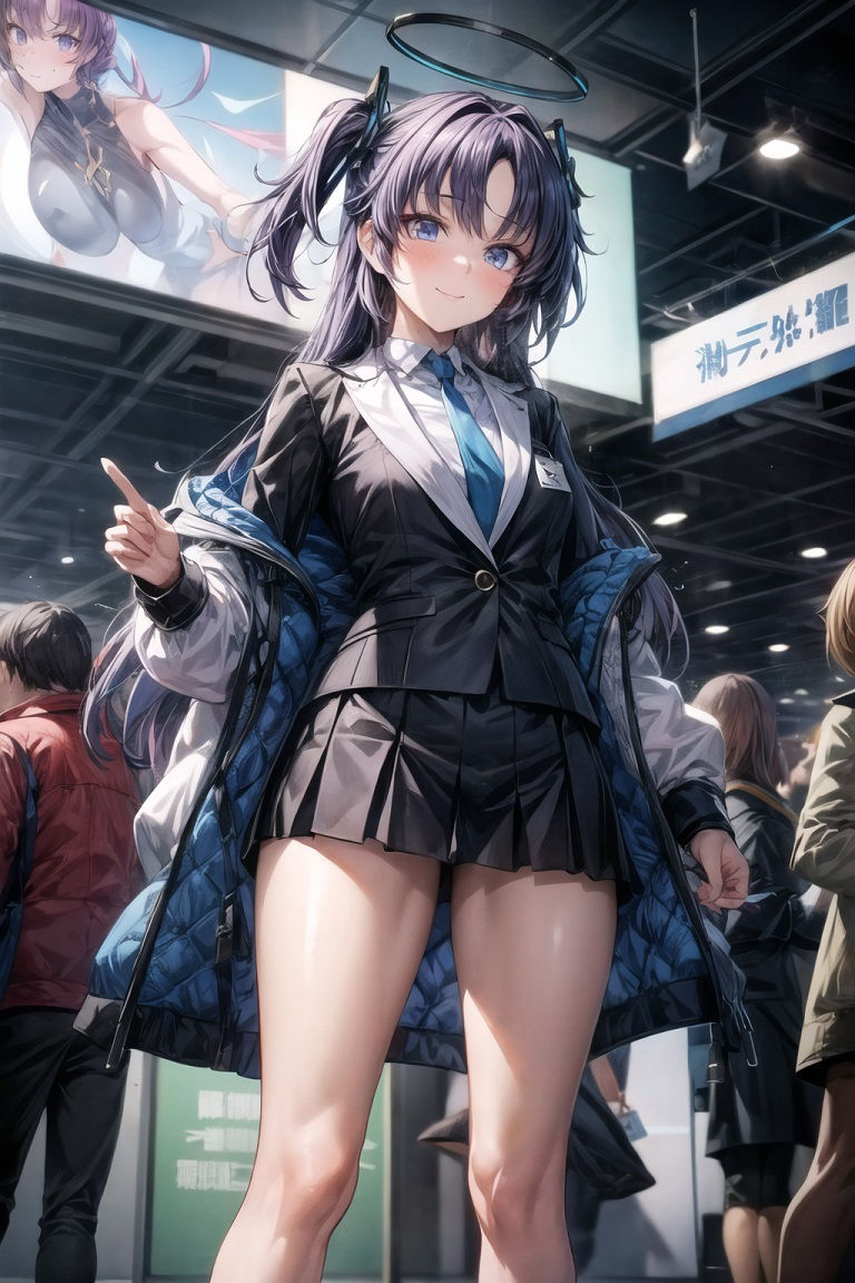 サンプル画像2:コスは雑だが顔と体だけで満点超えのレイヤー〜ブルーアーカイブ〜(女神の果樹園) [d_329620]