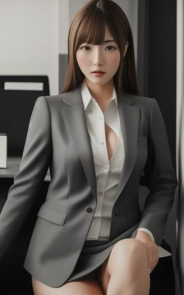 サンプル画像4:雌フェロモンだだ漏れな美巨乳巨尻OLに思わずセクハラ！？(TKG) [d_329686]