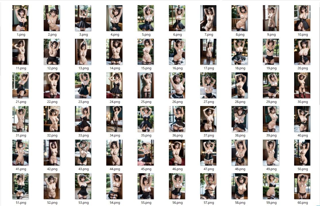 サンプル画像3:お姉さんの腋見せヌード写真集 立ちポーズ編 その2(AI Maker.Love) [d_329708]