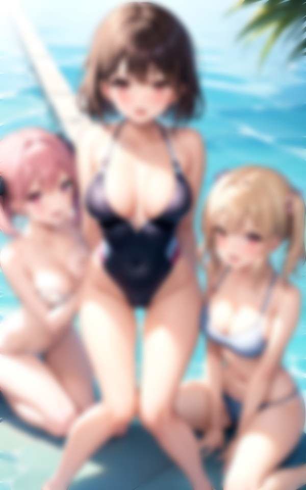 サンプル画像4:女学園水泳部 競泳水着はマイクロビキニ 激しい運動にポロり(アニメPRO) [d_329712]