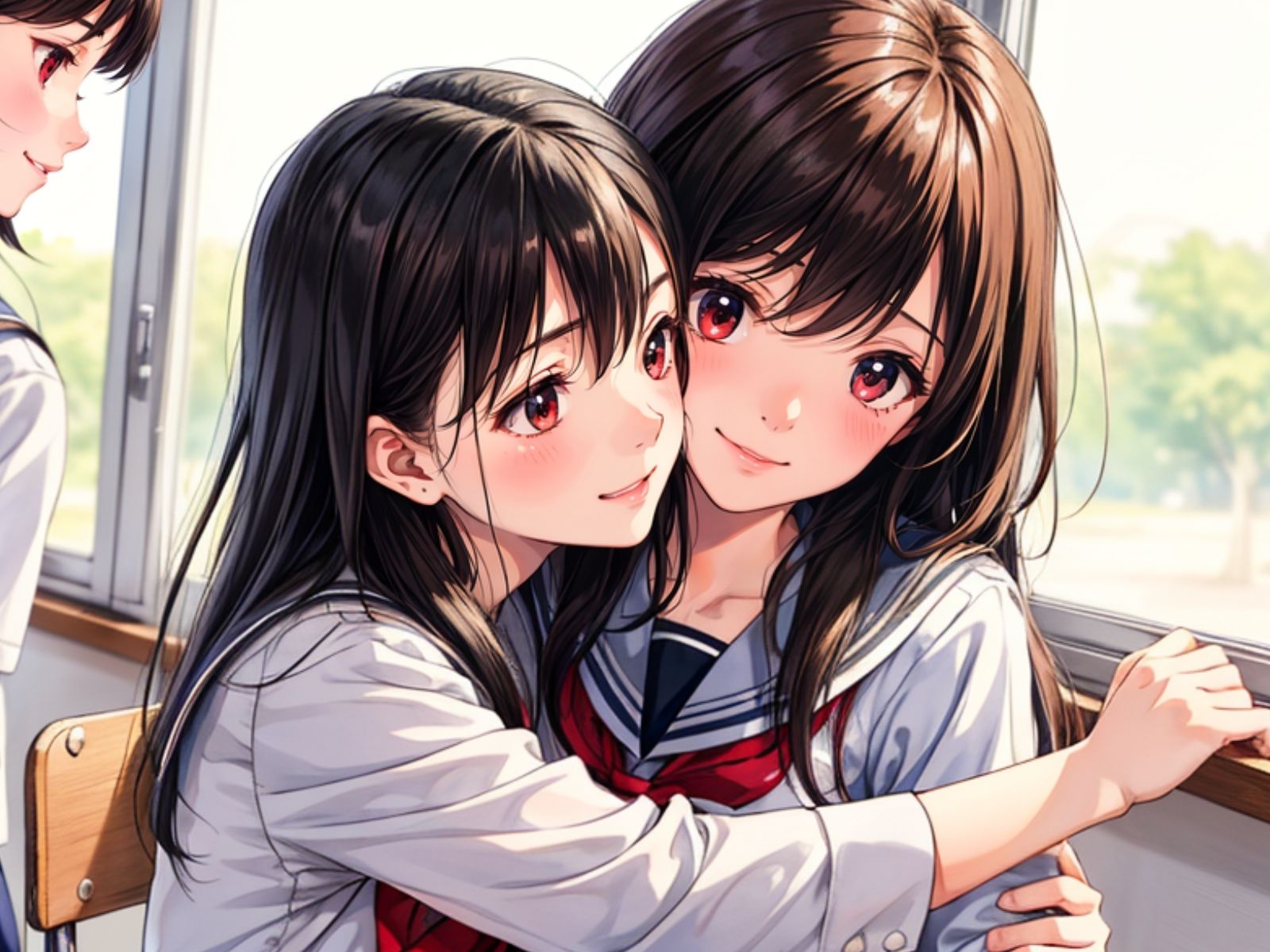 サンプル画像1:百合好きのためのイチャイチャ本(西園寺由里香) [d_329758]