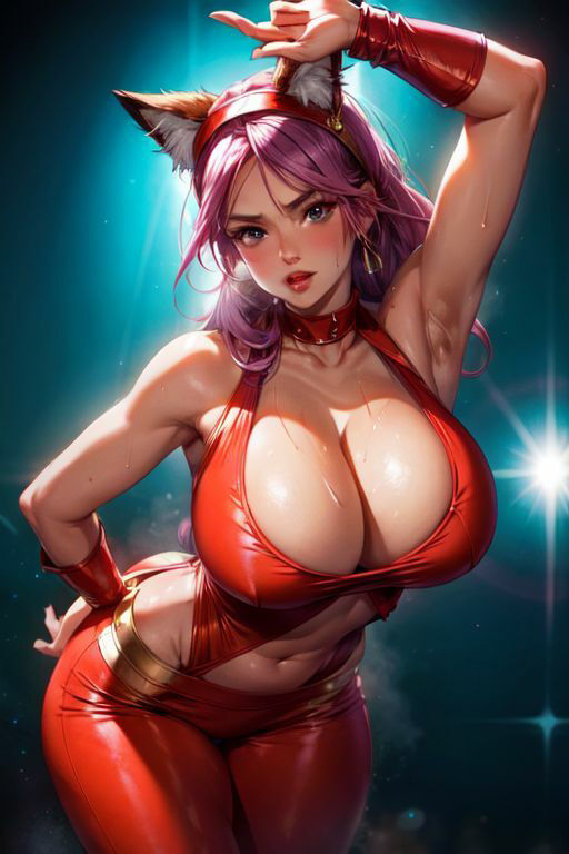 サンプル画像5:爆乳AIフォクシー1(AI出版) [d_329815]