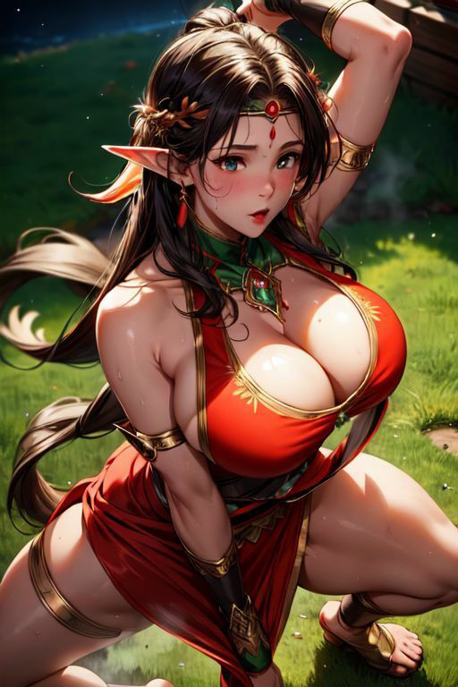 爆乳AIエルフ戦士1のサンプル画像 6