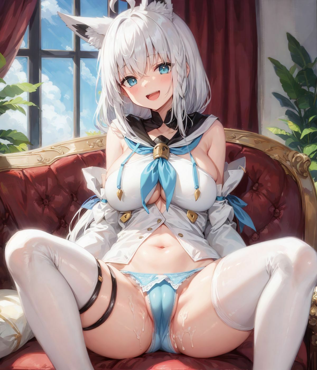 サンプル画像2:白○フブキ イラスト集【100枚】(厳選さん) [d_329916]