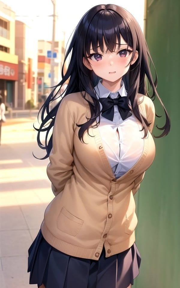 サンプル画像4:女子校生 強●露出3(AIdoujin) [d_329927]